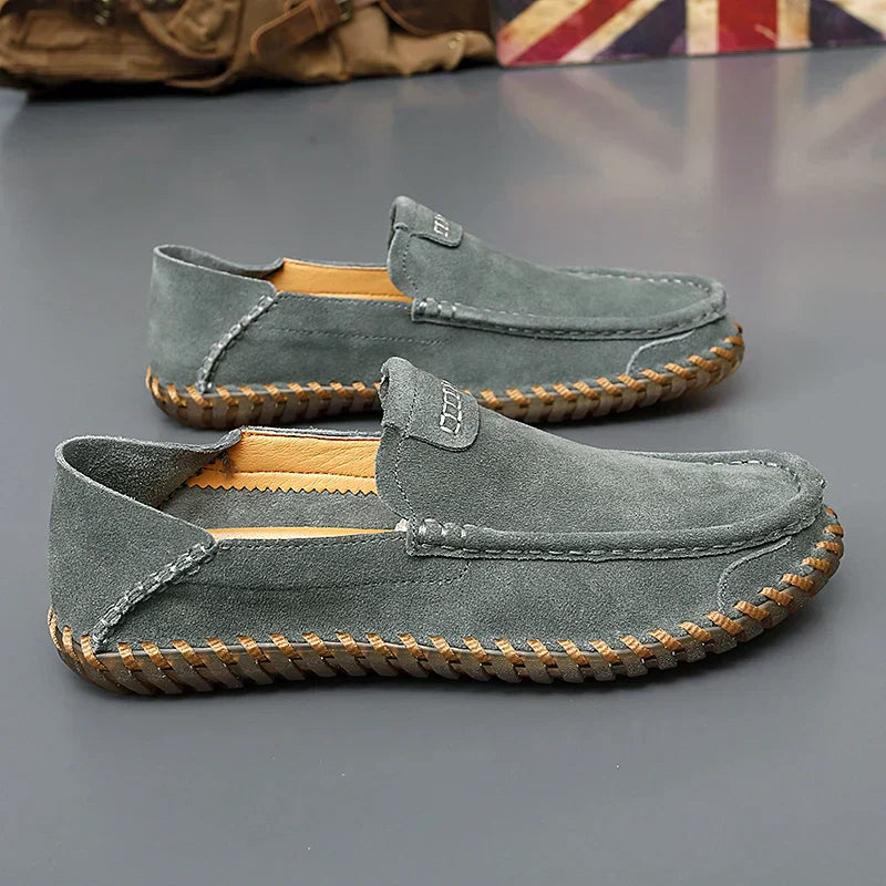 Eli | Mocassins en Daim Élégants Faits Main