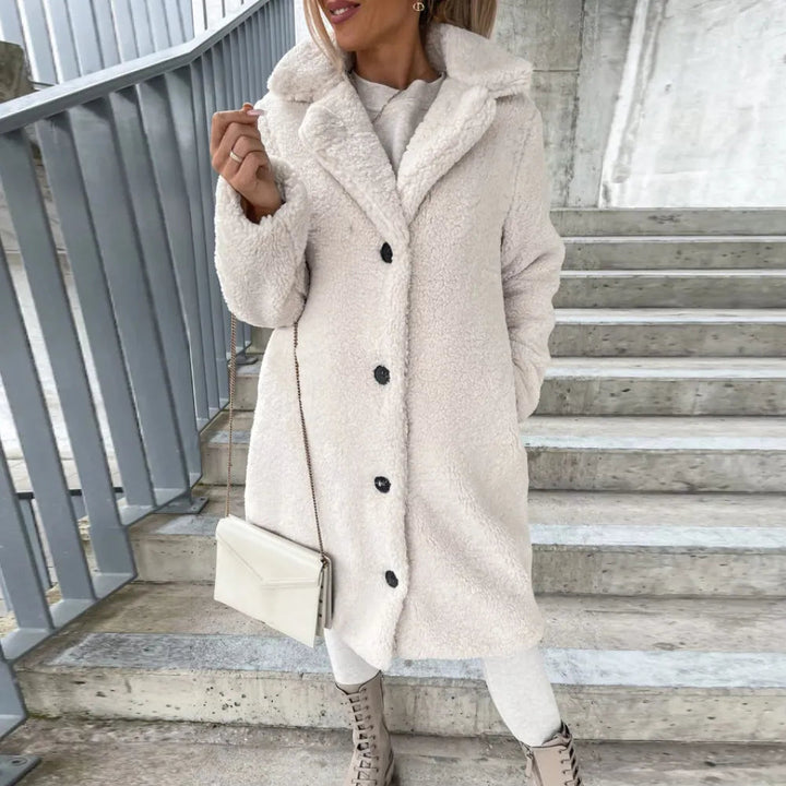 Quinn | Relaxed Sherpa Fleece Overcoat with Premium Warmth and Versatile Design