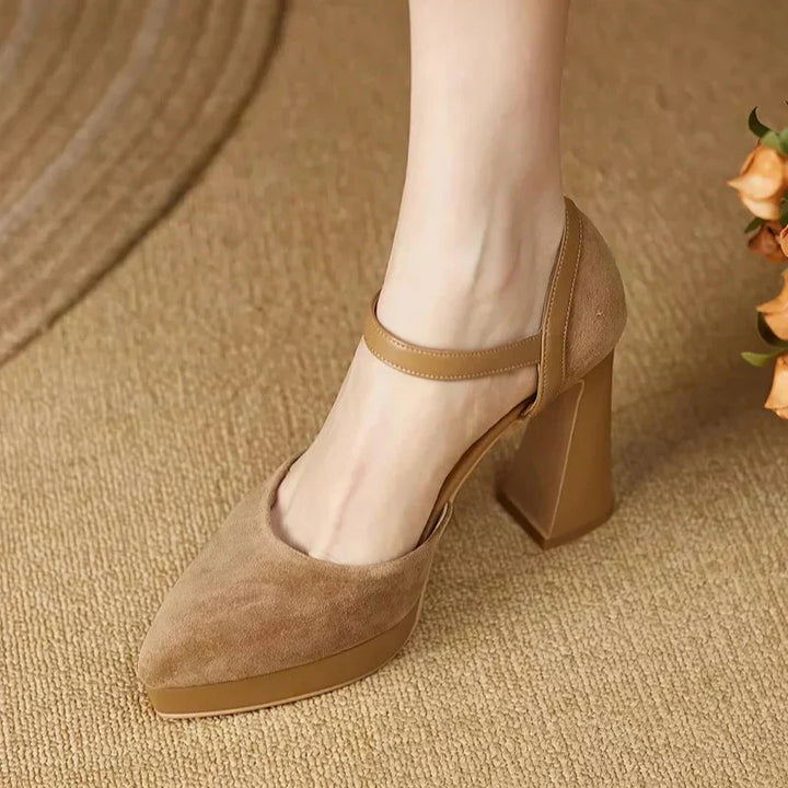 Scarpins Elegantes Celeste