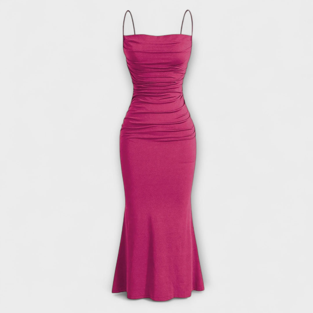 Mia Muse - Vestido Maxi de Festa Elegante