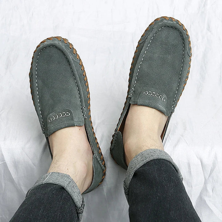 Eli | Mocassins en Daim Élégants Faits Main