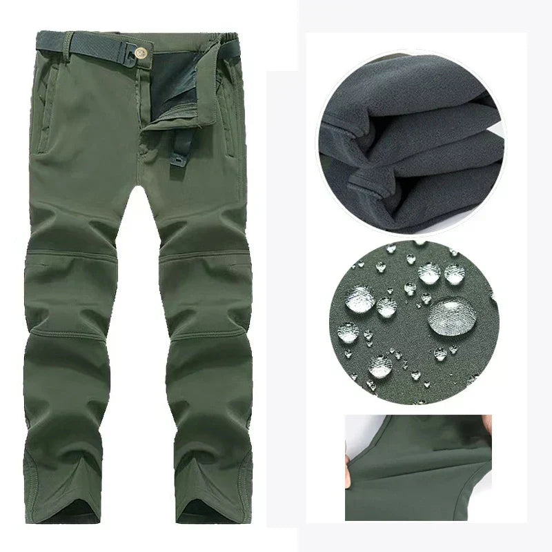 Émile™ Calça Cargo Tática Impermeável para Inverno