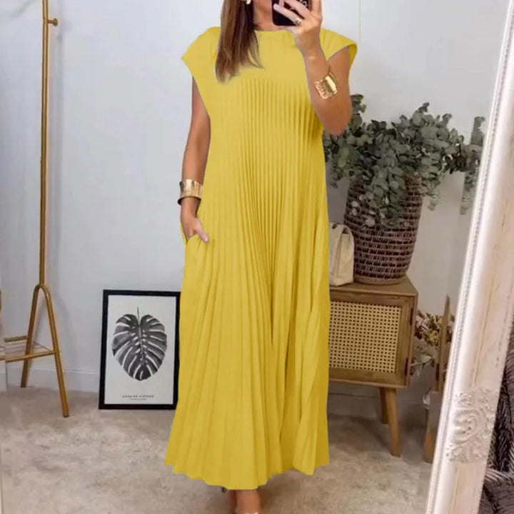 Tamara | Elegantní plisované maxi šaty
