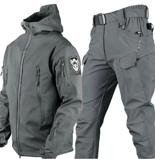 Elias | Ensemble veste et pantalon coupe-vent durable en tissu déperlant