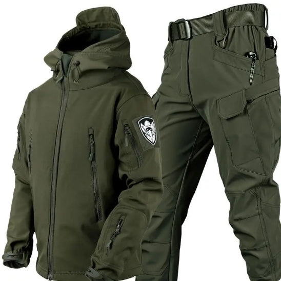 Elias | Ensemble veste et pantalon coupe-vent durable en tissu déperlant