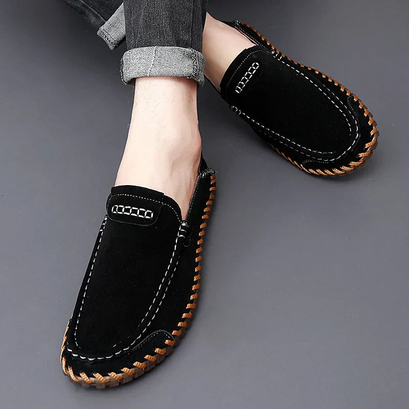Eli | Mocassins en Daim Élégants Faits Main