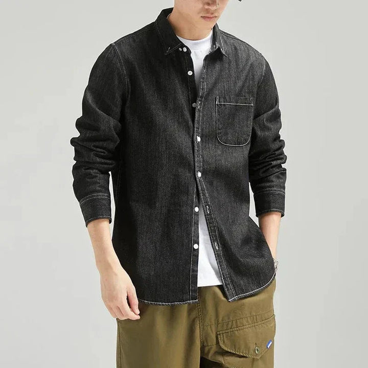 Everett | Men's Classic Denim Shirt