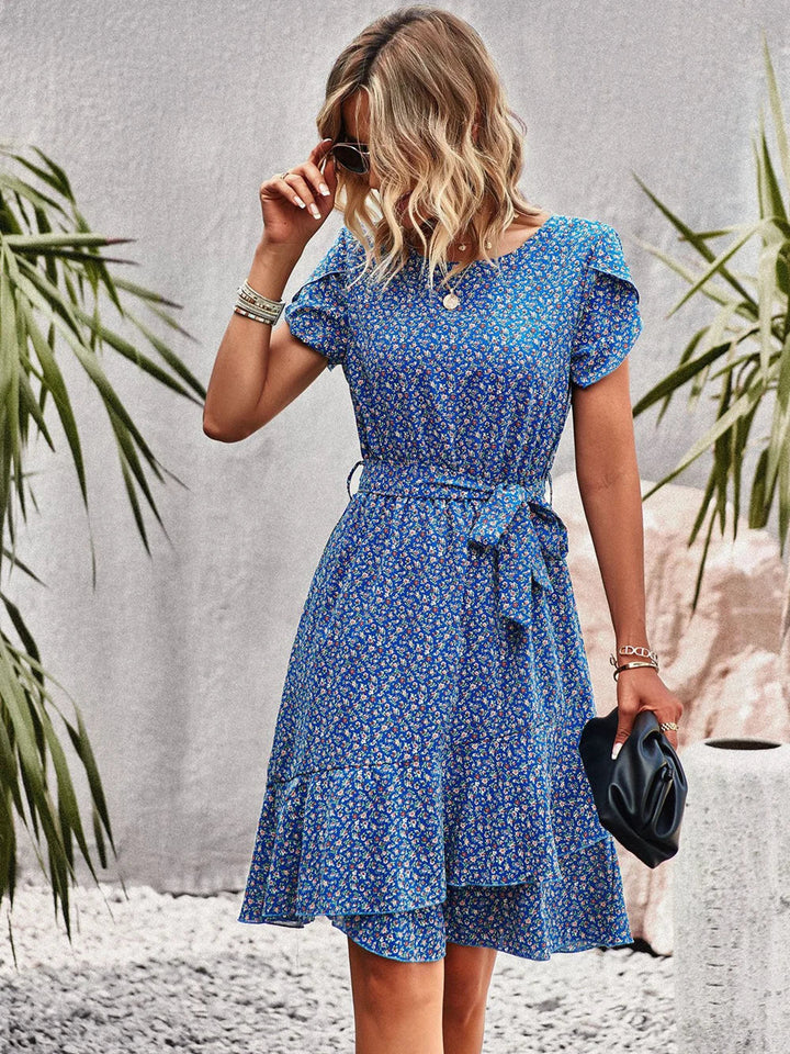 Scarlett™ - Vestido Casual Plissado com Estampa Floral