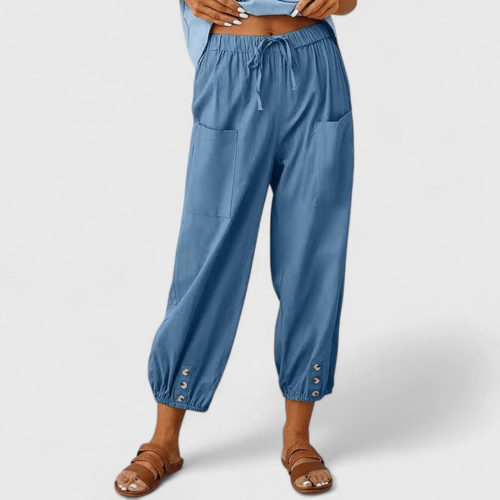 Jolie | Anspruchsvolle Hose mit weitem Bein