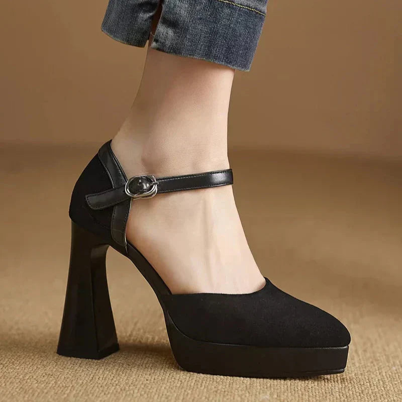 Scarpins Elegantes Celeste