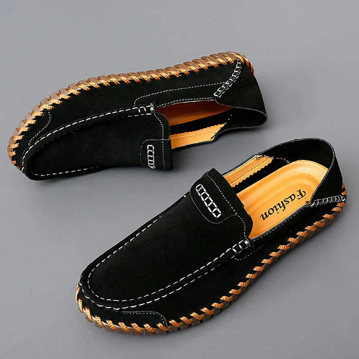 Eli | Mocassins en Daim Élégants Faits Main