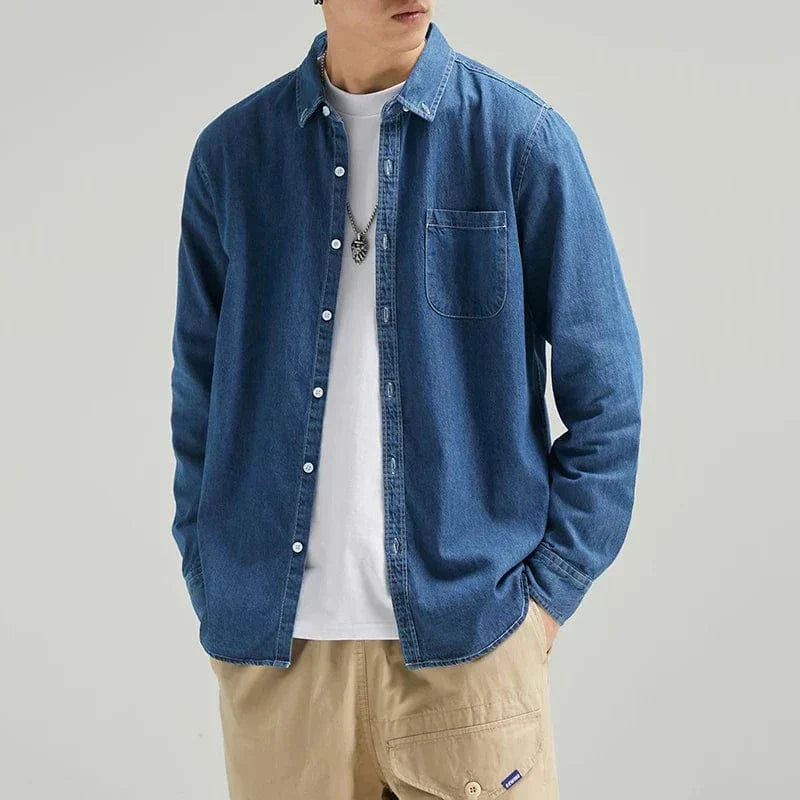 Everett | Men's Classic Denim Shirt