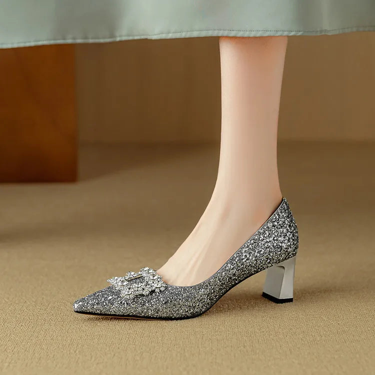 Escarpins pailletés Gloria
