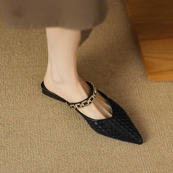 Delmira Spitzpantoffeln