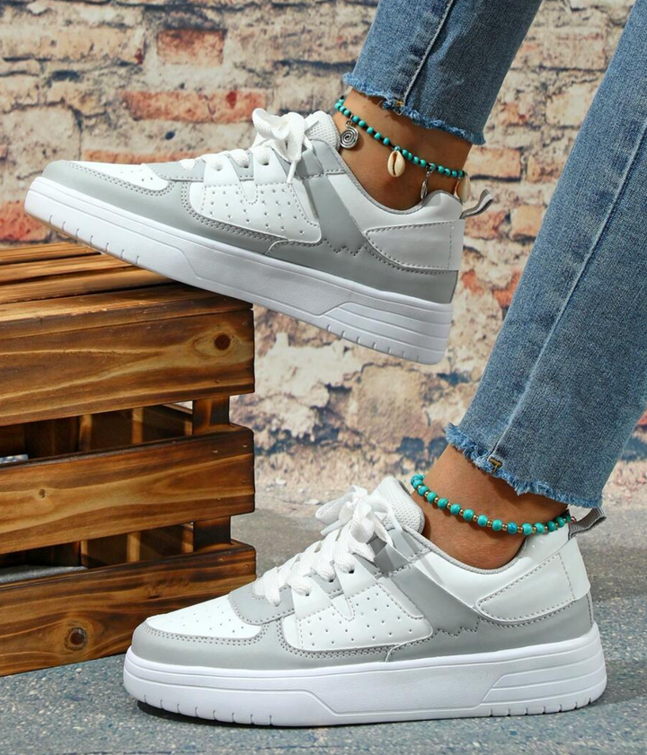 Farverige Dame Casual Sneakers
