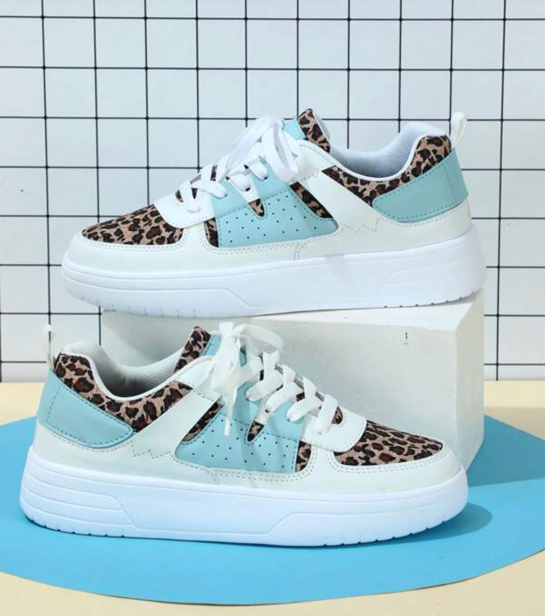 Farverige Dame Casual Sneakers