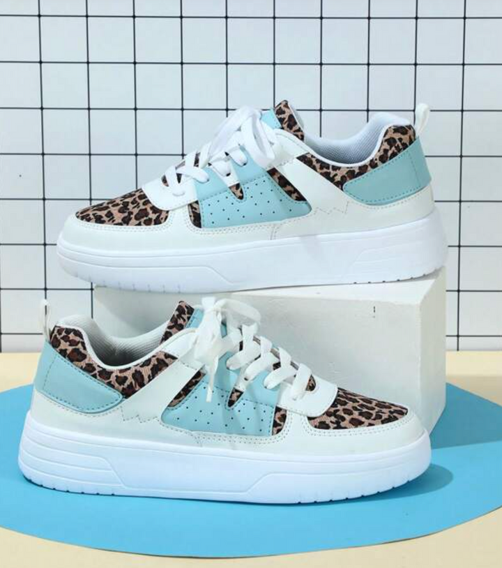 Farverige Dame Casual Sneakers