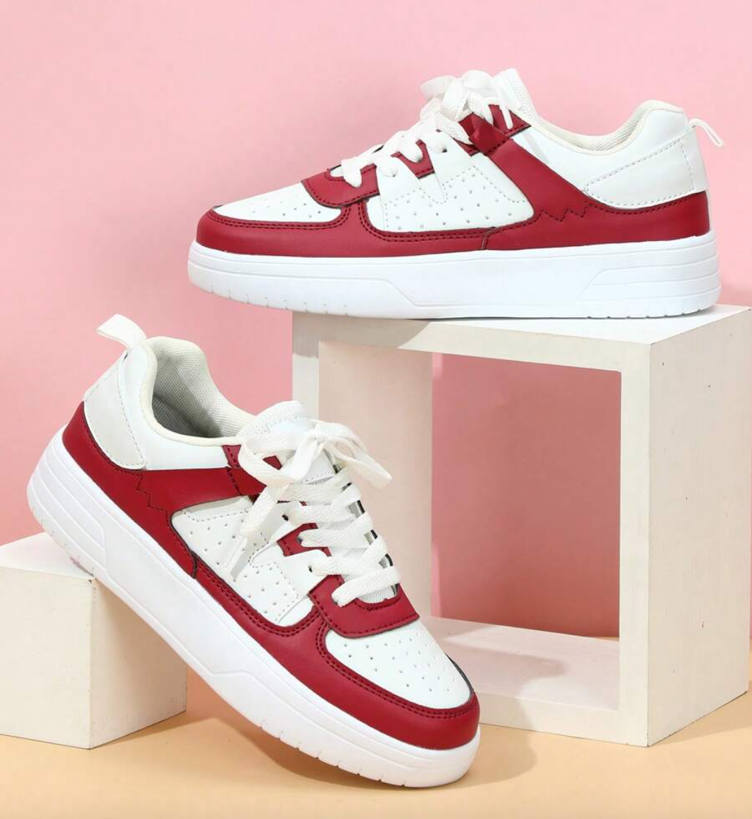 Farverige Dame Casual Sneakers