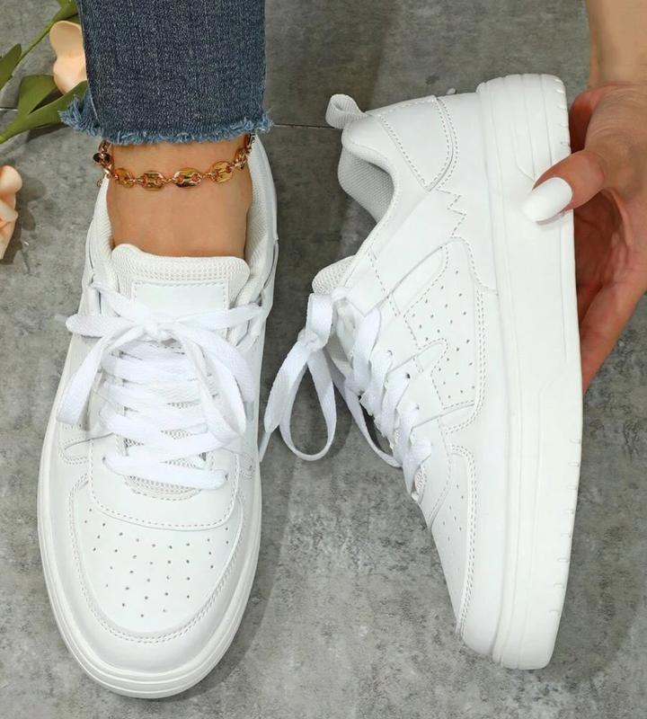 Farverige Dame Casual Sneakers