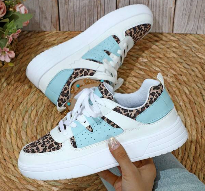 Farverige Dame Casual Sneakers