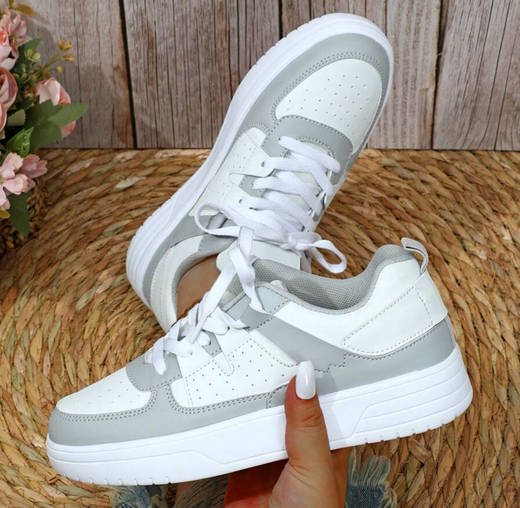 Farverige Dame Casual Sneakers