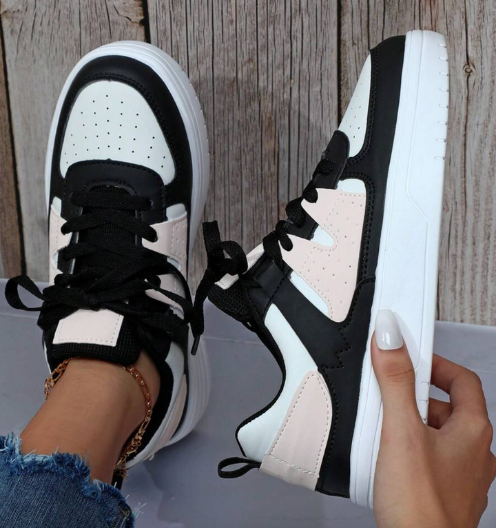 Farverige Dame Casual Sneakers