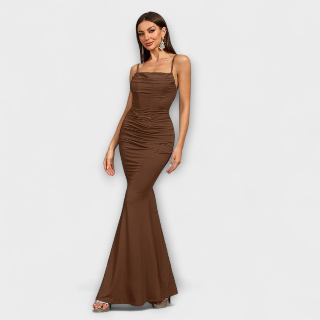 Callie - Elegantes Rüschentop Kleid