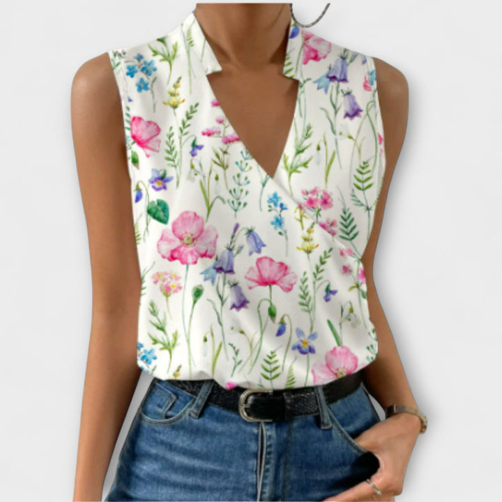 Loretta | Top sofisticato con scollo a V
