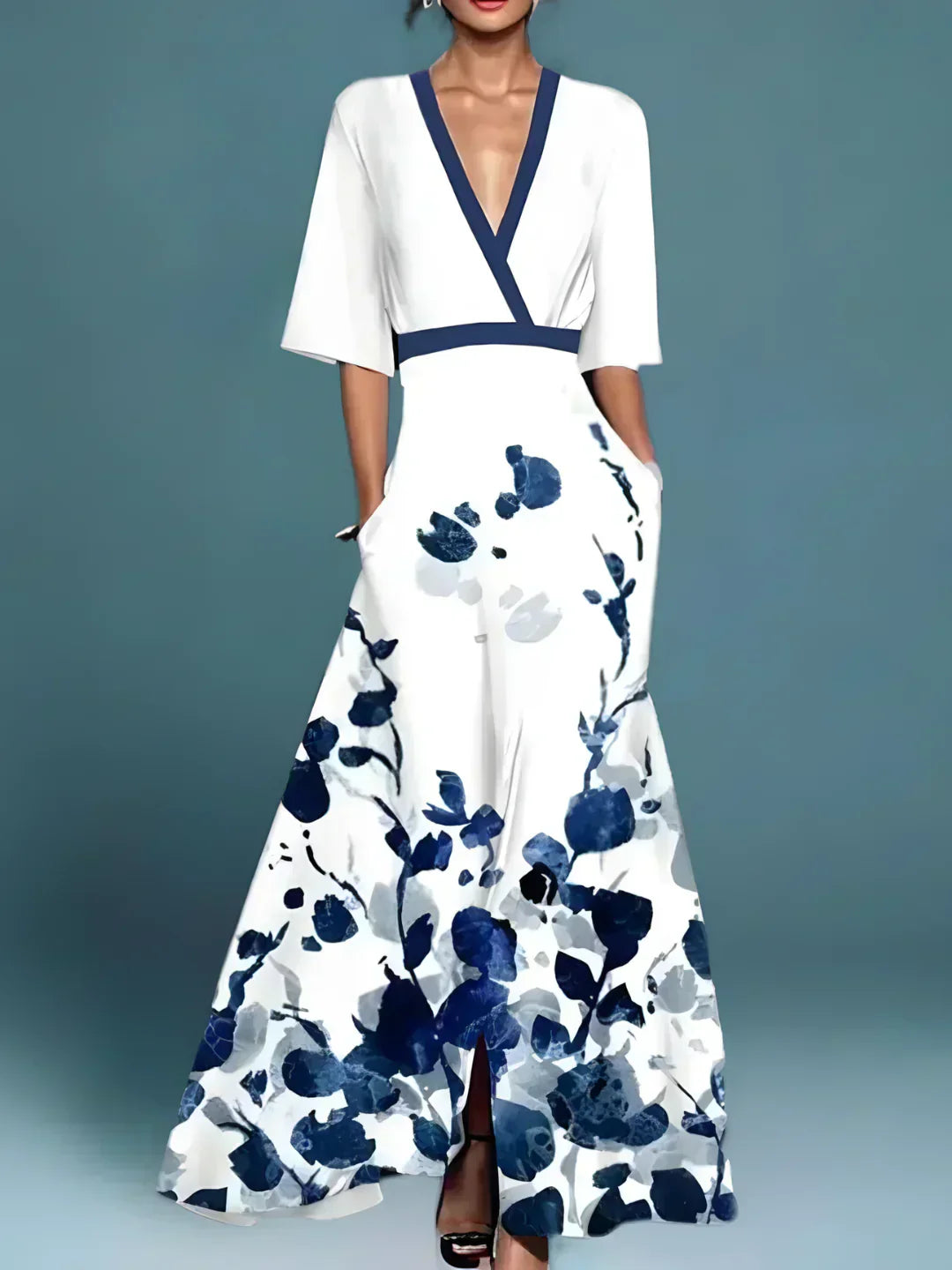 Laure | Vestido Floral Elegante