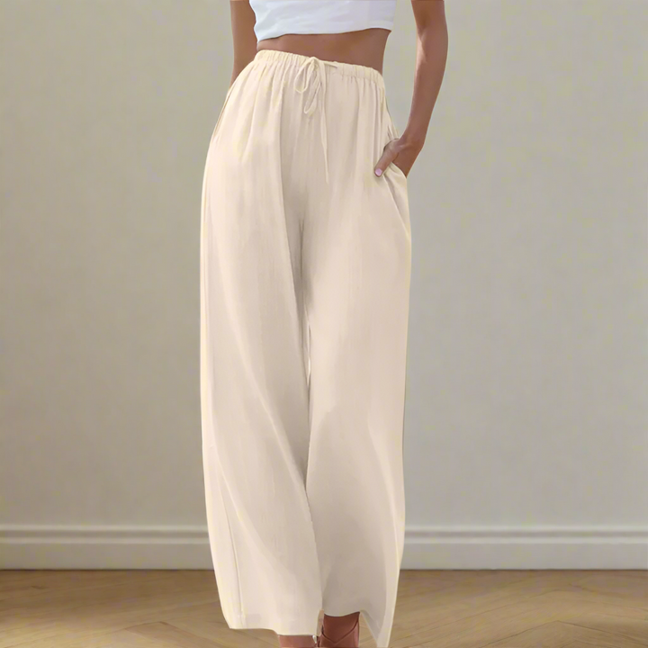 Zoe™ - Calça Elegante de Algodão