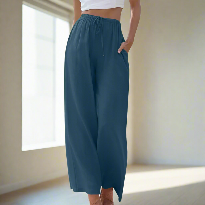 Zoe™ - Calça Elegante de Algodão