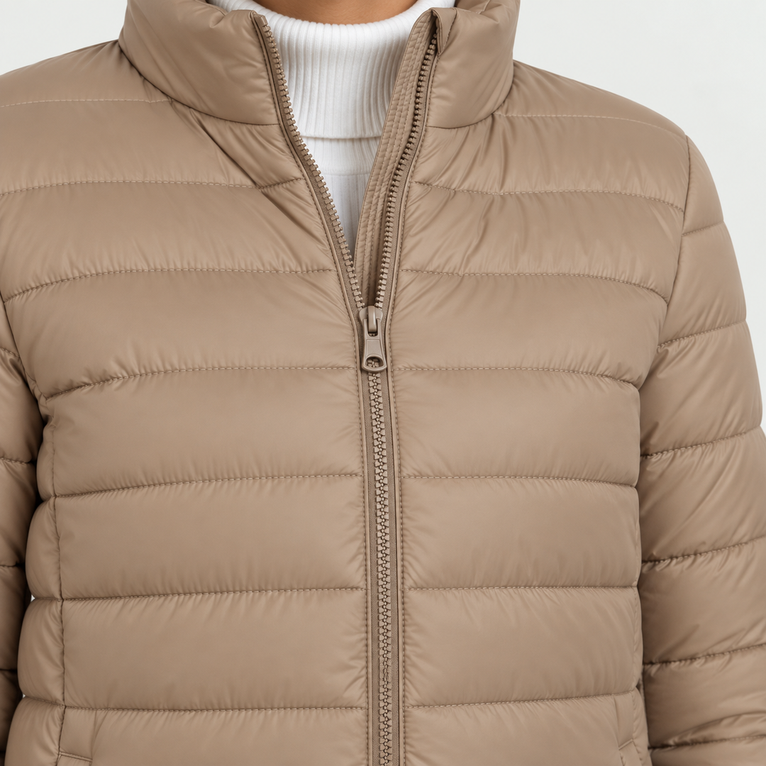 Vienne | Veste matelassée pour femme, facile à porter, avec fermeture zippée et coupe ajustée
