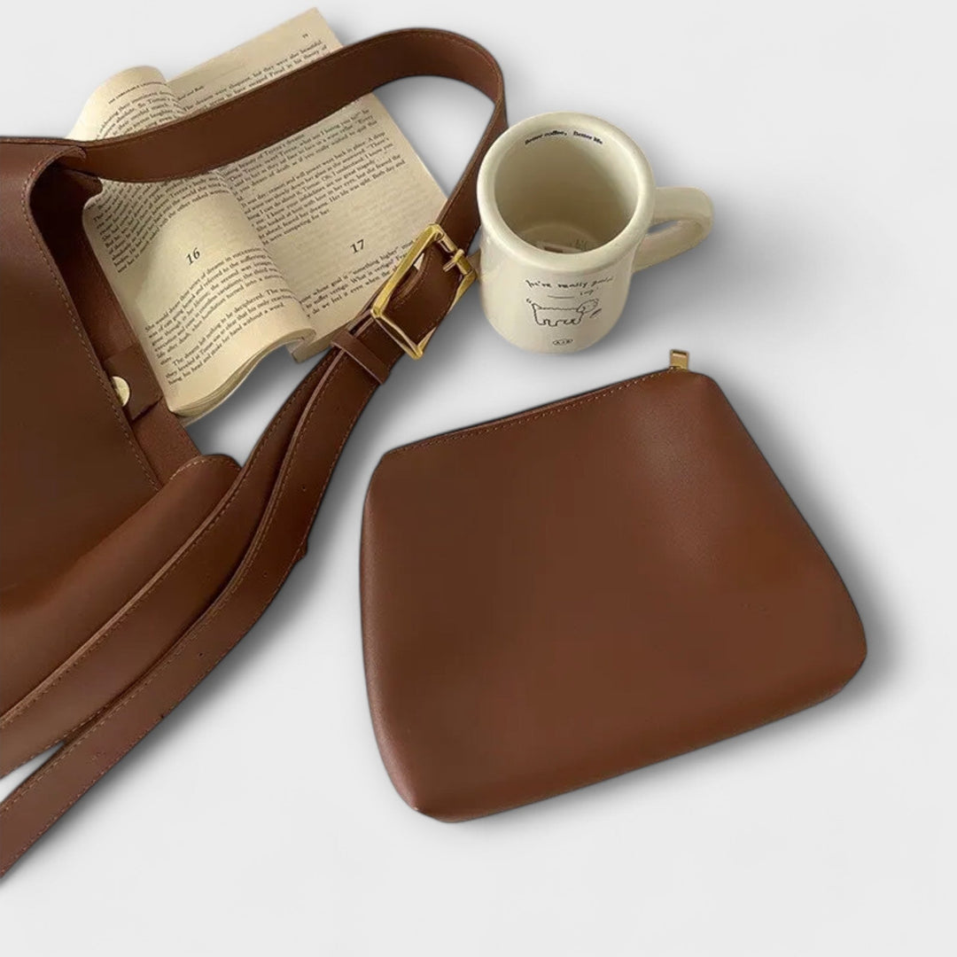 Olivia | Elegante borsa a tracolla in pelle