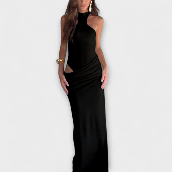 Minna - Vestido Sedutor Sem Mangas com Recortes