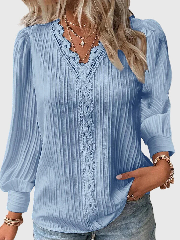 Andrea™ | Eleganter Pullover-Bluse