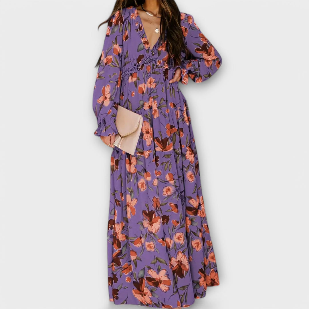 Helen | Robe Longue Bohème Chic