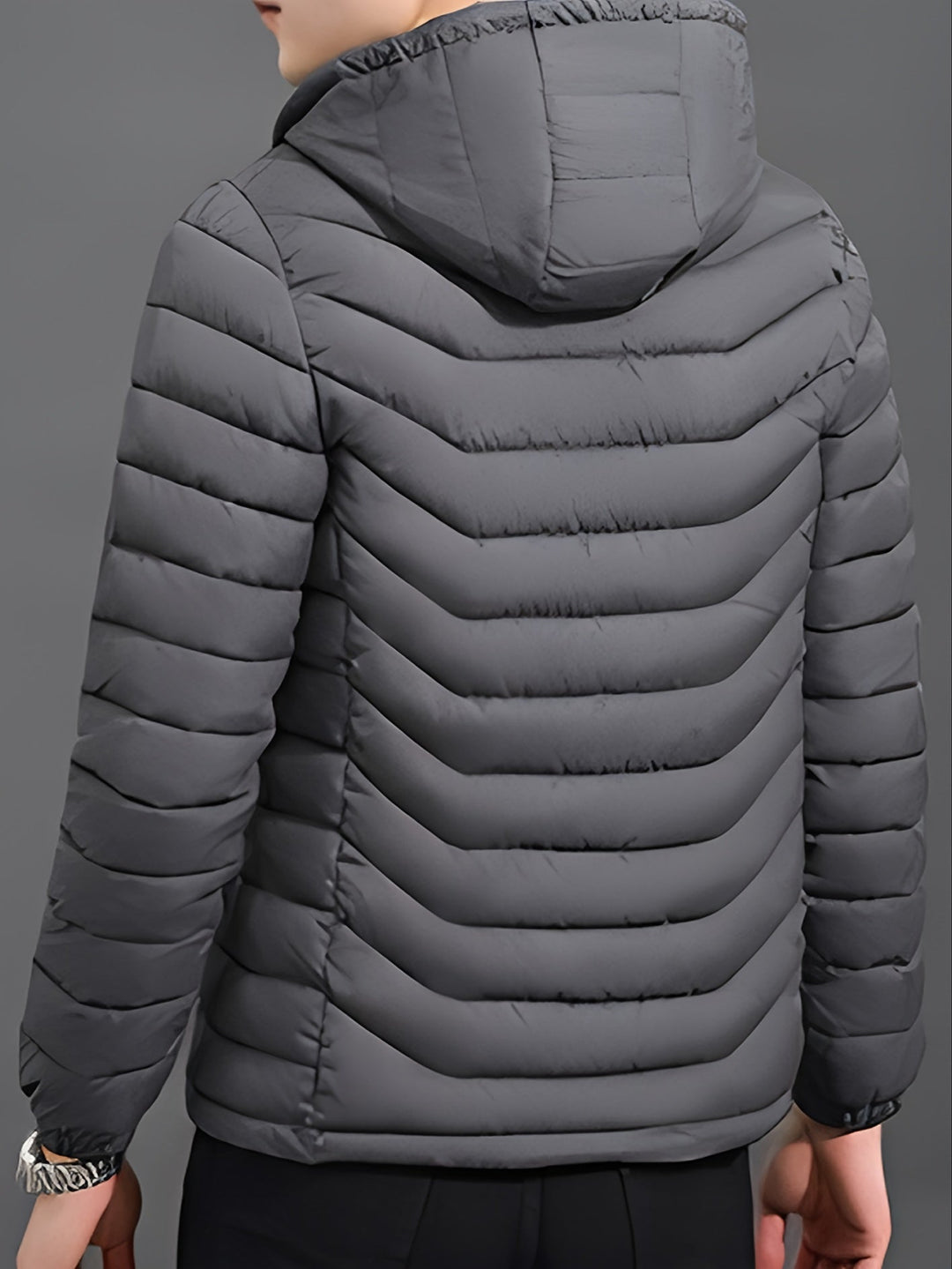 Thaddeus | Dependable Quilted Puffer Jacket with Removable Hood and Zippered Pockets