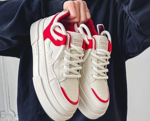 Farverige Dame Casual Sneakers