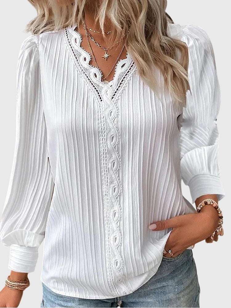 Andrea™ | Eleganter Pullover-Bluse