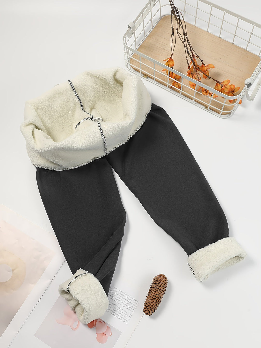 Clover | Soft Women’s High Waisted Leggings with Plush Brushed Lining