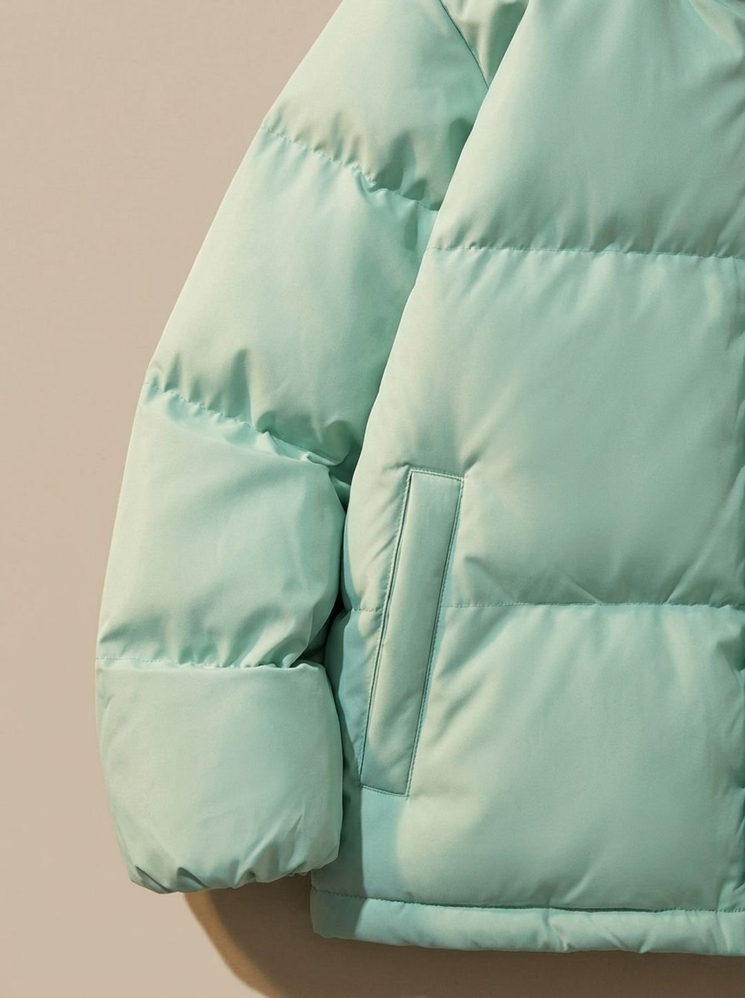 Lucienne | Cozy Hooded Down Jacket with Sherpa Fleece Lining and Quilted Exterior