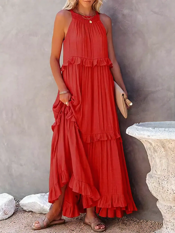 Elsie | Ruffle Maxi Summer Dress