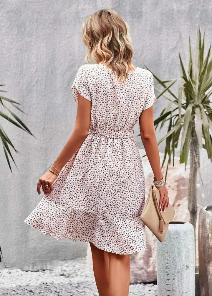 Scarlett™ - Vestido Casual Plissado com Estampa Floral