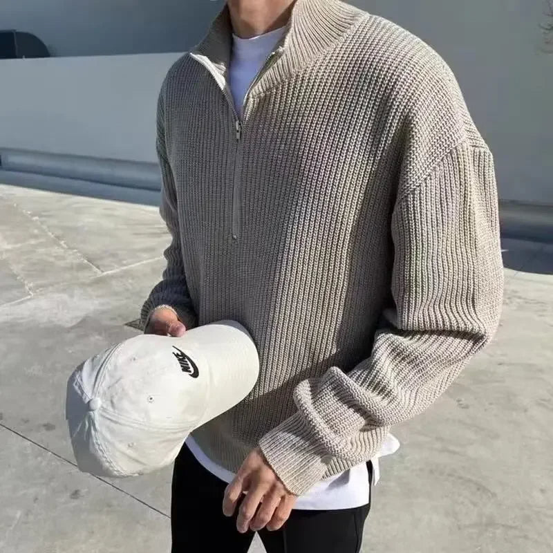 Lucas™ - Premium Pullover mit Reißverschluss