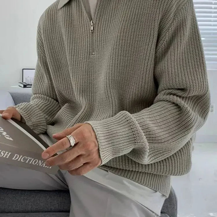Lucas™ - Premium Pullover mit Reißverschluss