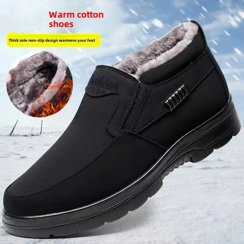 Orthopedic Winter Boots – Waterproof Plush-Lined Boots for Men