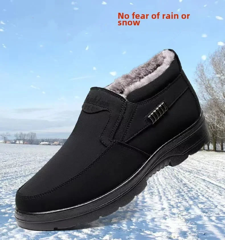 Orthopedic Winter Boots – Waterproof Plush-Lined Boots for Men