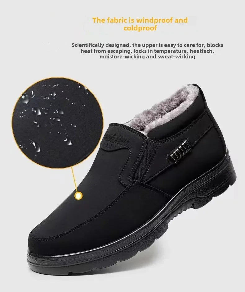 Orthopedic Winter Boots – Waterproof Plush-Lined Boots for Men
