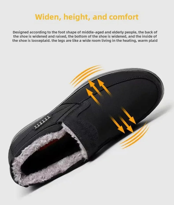 Orthopedic Winter Boots – Waterproof Plush-Lined Boots for Men