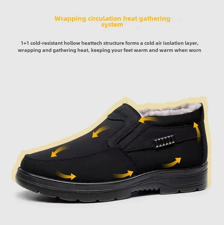 Orthopedic Winter Boots – Waterproof Plush-Lined Boots for Men